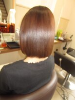 コアフィールフィス(COIFFURE fils) 《見附 今町》M3Dストレート&透け感アッシュカラー