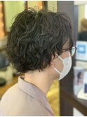 メンズマッシュ、メンズパーマ、くるくるパーマ、強めパーマ　11