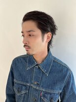 メンズカット パーマ オールバック 七三