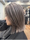 ハイライトショートヘアダブルカラーイルミナカラーオージュア
