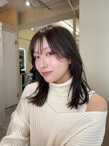 アンブルリュクス 渋谷(amble luxe) 前髪/マチルダボブ/ピンクベージュ/インナーグレージュ[渋谷駅]