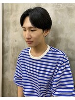 エトネ ヘアーサロン 仙台駅前(eTONe hair salon) センター分け重めマッシュ