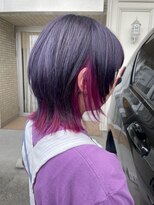 シャルティア(SHALLTIA) 紫デザインカラー【山口ダブルカラー】【山口ウルフカット】