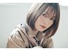 【人気】脱白髪染めハイライト+カラー＋トリートメント￥25300[白髪ぼかし]