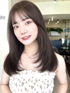 コート 表参道(Cote) Cote 美髪/オリーブベージュ/セミディ//カットレイヤー