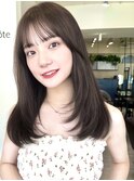 Cote 美髪/オリーブベージュ/セミディ//カットレイヤー