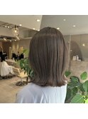 【高瀬陽介】くびれボブ×シアーグレージュ