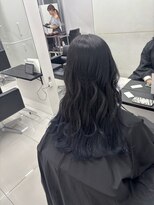 アライブ ハラジュク(ALIVE harajuku)&nbsp;【ALIVE 夕貴】暗めブルーグラデーションカラー