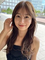 エトワ 新宿(ETOWA) 大人可愛い外ハネセミロング　20代30代◎小顔 髪質改善 韓国