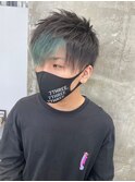 波巻きツイストスパイラルパーマ/フェザーパーマ/眉毛/メンズ