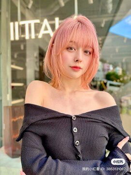 ルル 表参道(lulu.) 黒髪/ボブウルフ/ネビージュ/小顔/ワンレン