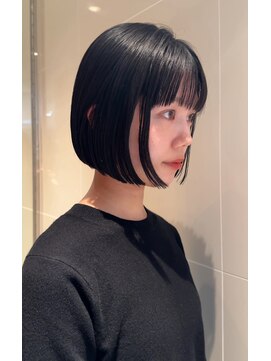 パーマ落としラボ ジェノバイアピッシュ(JENO by apish) パーマ落とし×カット