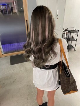 キング(K!ng) 縮毛矯正髪質改善ハイライトレイヤーカット枚方美容室エクステ