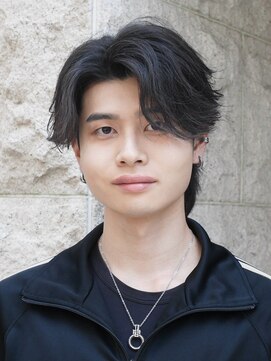 メンズフィール 南森町(MENS FEEL) ★スペインカール/スパイキーショート/ブルーブラック/南森町