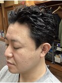 サーフカール/スパイキーショート/ブルーブラック/