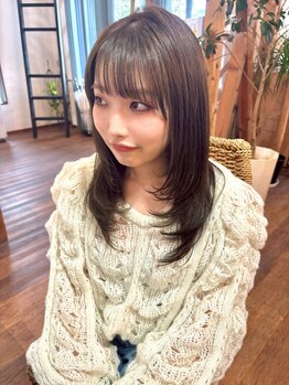 チェリーコークガーデン(CHERRYCOKEGARDEN)の写真/【パーソナルカラー診断付き♪】骨格補正カットから顔色を明るく見せるカラー提案まで、印象操作はお任せ◎