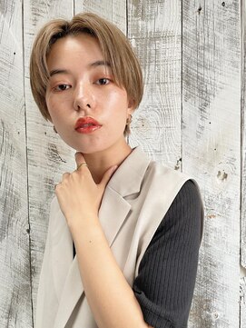 ロンドロゼ 池袋(Lond rose) ♪ショートボブ/ハイライトカラー/白髪/白髪ぼかし/ブリーチ池袋