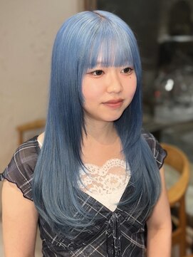 ゼスト 三鷹店(ZEST) ウェーブミディアムワイドバング韓国レイヤーカット/三鷹れ