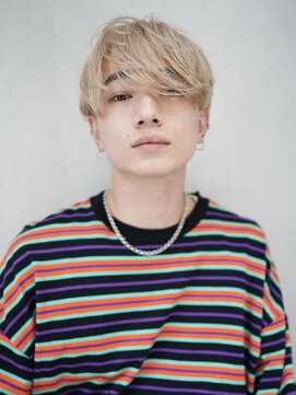 ギークス(GEEKS) 【GEEKS渋谷】ラウンドマッシュ/ブロンド/ミルクティーベージュ