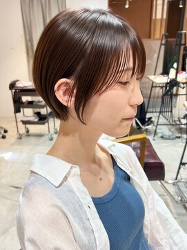 ラミエ バイ メルト 吉祥寺(lamie by melt) *滝田*丸み小顔ショート透明感アッシュベージュ吉祥寺似合わせ