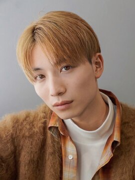 ゴート(GOATO) ナチュラルセンターパート ハイトーン コンマバング 鹿児島