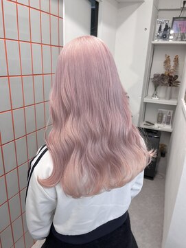 ベレーザ 渋谷神南(Beleza) ミディアムヘア/デザインカラー/ホワイトピンク/渋谷