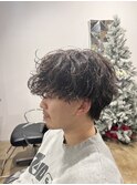 海外風パーマ