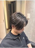 センターパートウルフ