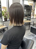 ジェニーバイメノン(JENNIE by Menon)&nbsp;切りっぱなし外ハネボブ　小顔♪