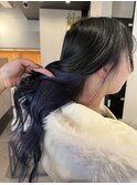 色落ちも間違いない青紫カラー