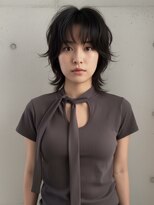 エイチ ウルフカット 大阪梅田(811)&nbsp;フェイスフレーミングネオウルフくびれボブウルフパーマミニボブ