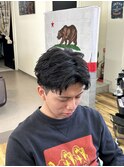 無造作ショートセンターパート