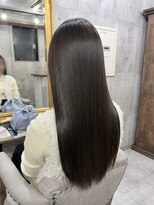 リティアンドビューティースタジオモッズシブヤ(LITTY&beauty studio M.O.D shibuya) 髪質改善/ケラチントリートメント/グレージュ
