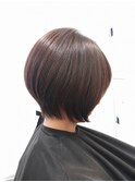 ショートボブ　くびれボブ　絶壁解消ボブ