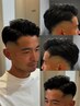 似合わせメンズカット＋眉カット＋クイックスパ(5分)