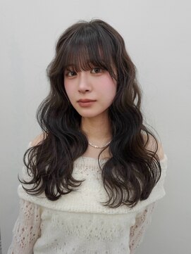 ロンドイディールバンダイ 新潟万代(Lond ideal) ウェーブ巻き×オリーブブラウン♪