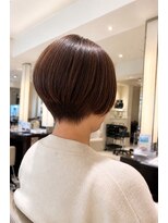 ヘア&エステ ヒロイン 西武池袋店&nbsp;大人上品おさまりショートボブスタイル。