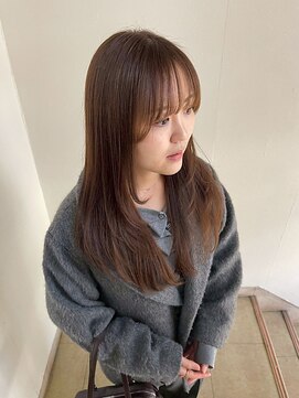 ヘアプレイスソル (HAIR PLACE SoL) 透明感ブラウン/レイヤーカット/ロング/フェイスレイヤー