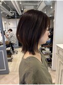 しばれる長さのくびれレイヤーボブ顔周りカット赤羽美容室
