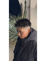 タイドヘア 茨木店(TIDE HAIR)&nbsp;ジェット　ツイスト　スキンフェード　メッシュ