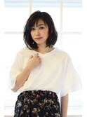 ナチュラル可愛いボブスタイル【EARTH平塚】