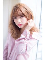 Lond　斜めバング目力アップデジタルパーマロブ