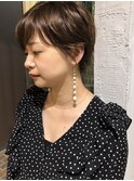 ERI★ズボラさん大歓迎◎小顔ネイビーカラーマニッシュショート