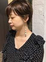 ノラ ヘアーサロン(NORA HAIR SALON)&nbsp;ERI★ズボラさん大歓迎◎小顔ネイビーカラーマニッシュショート
