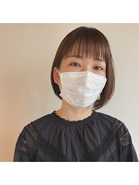 ツイギー 宮西店(TWiGGY) ストレートパーマで作るシンプルボブ