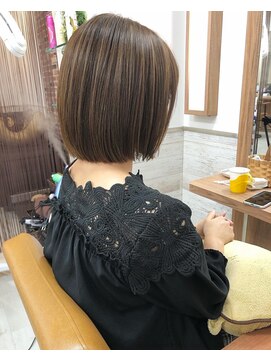 グレープ バイン(GRAPE VINE) ちょっとおしゃれな小顔ボブ☆20代30代【Grape vine 新小岩】