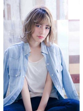 マノン バイ エイチ(MANON by H) 《MANON by H》大人ボブ×ミルクティーカラー