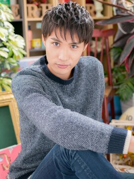 カバーヘアアンドスパ ブリス 浦和(COVER HAIR&SPA bliss) 作りやすいランダムパーマ束感ショートb浦和10代20代30代