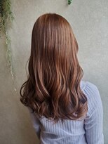 フゥカ 売市店(fuka)&nbsp;オレンジブラウンカラー×ケアカラー×オルチャンスタイル