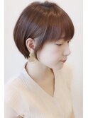 【I.】女性らしい30代40代におすすめのストレートショートボブ　